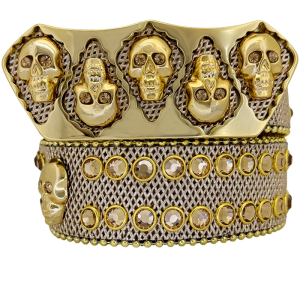 Calavera - Gold weave leather / lt.Colorado