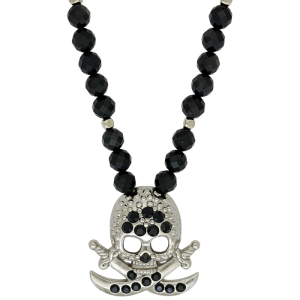 Skull N Crossbones Black- Jet